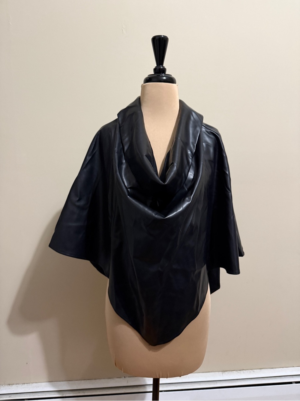 Cowl neck cape. New no tags. - Picture 3 of 8